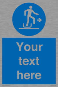 Custom Alighting from a toboggan to the right